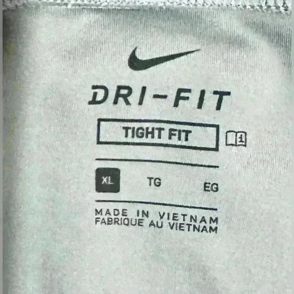 Nike Dri-Fit Tight Fit Leggings, Girls Size XL, Black with Pink & White Panels - Picture 5 of 10